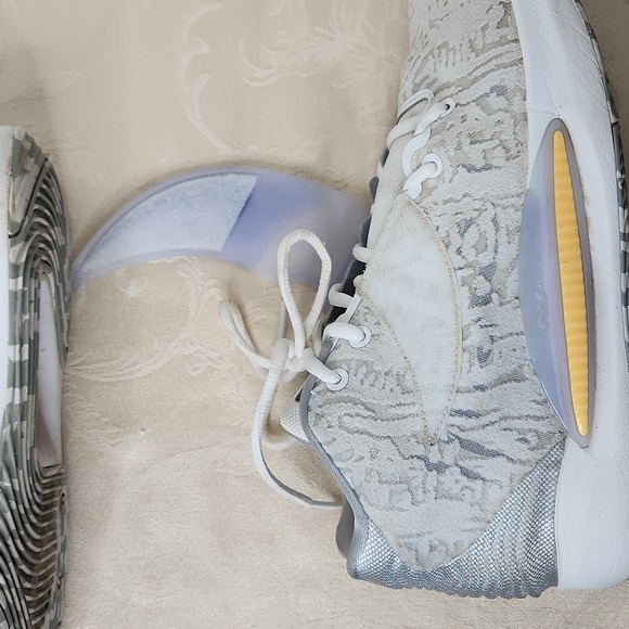 Mens Nike Kevin Durant XIV KD14 sneakers basketball wolf grey size 8 CW3935-100 - Picture 8 of 16